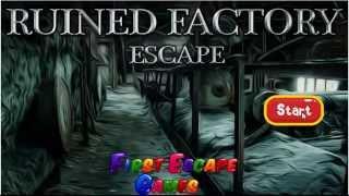 Ruined Factory Escape walkthrough - First escape games. .