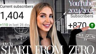 How to GROW a YouTube channel from ZERO subscribers in 4 weeks!
