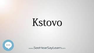 Kstovo (How to Pronounce Cities of the World)⭐