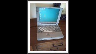 Vintage Toshiba Satellite Pro with Windows 98