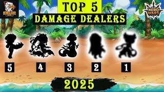 Top 5 Best Damage Dealers/DPS 2025 In Hero Wars Mobile Alliance Battles