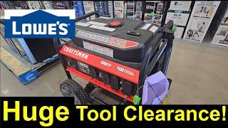 HUGE Tool Clearance Lowes