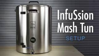 Ss Brew Tech InfuSsion Mash Tun Setup