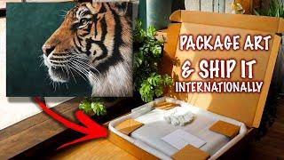 How to package AND SHIP original artwork easily!