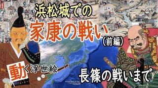 【地図旅】徳川家康の浜松城での主な戦い（前編）／長篠の戦いまで【戦国時代～江戸時代】【Google Earth】