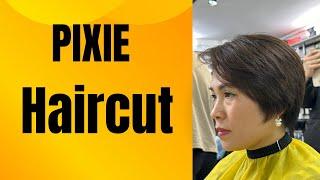 How to Cut a Trendy Pixie Cut 2025 | Step-by-Step Guide for a Stylish Look‍️#tranvanphu #pixiecut