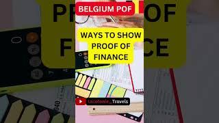 BELGIUM PROOF OF FUNDS  #short #belgiumpof  #belgiumscholarship
