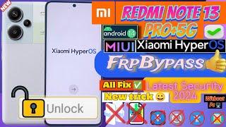 Redmi Note 13 Pro+ 5g HyperOs FRP Bypass/Unlock Without PC / Second Space Not Working2024 #frpbypass