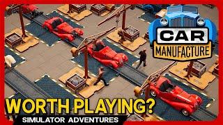 BEST Car Factory Game Ever?!  Car Manufacture 