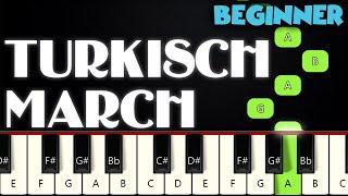 Turkish March - Mozart | BEGINNER PIANO TUTORIAL + SHEET MUSIC by Betacustic