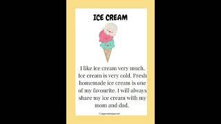 10 lines on ice cream/10 lines essay on ice cream/essay on ice cream) ice cream essay/ice cream l