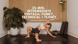 35-min. Intermediate Vinyasa Funky Flow (creative, technical, flowy) w/ @nicolewildcollective