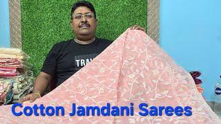 COTTON JAMDANI SAREES 9 8 3 6 0 0 5 9 5 0