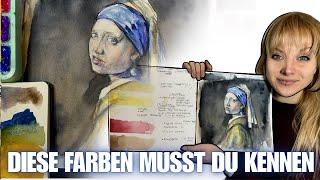 Farben für Portrait - diese Grundfarben brauchst Du - Ende der Woche kannst Du es malen!