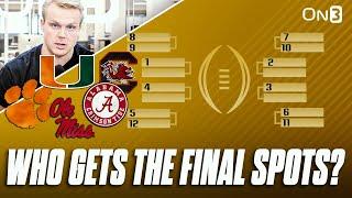 NEW College Football Playoff Rankings REACTION | Who’s A LOCK? | Alabama’s Path | Who’s Left OUT?