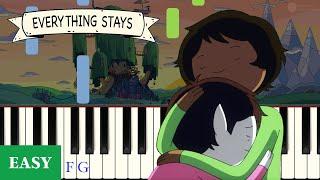 Everything Stays (from Adventure Time) – Level 2 Piano Tutorial (Easy)