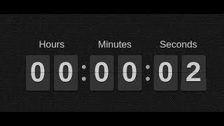 Simple JQuery Flip Countdown Timer – flipclockjs