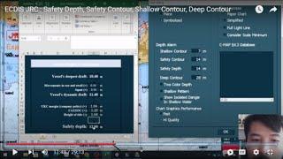 ECDIS JRC : Safety Depth, Safety Contour, Shallow Contour, Deep Contour