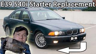 How to replace the starter on a 97-03 E39 BMW 540i