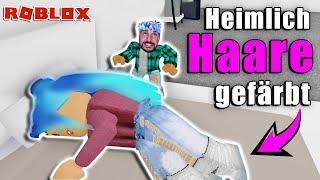 BABY KAAN FÄRBT HEIMLICH MAMA DANIA´s HAARE! Gefällt es ihr? Oder wird sie wütend? [Roblox Deutsch]