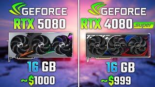 NVIDIA RTX 5080 vs RTX 4080 SUPER | Test in 6 Game