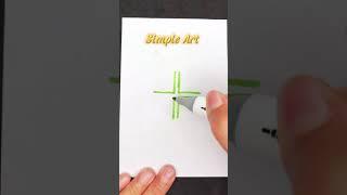 How to draw a four leaf clover   #shorts #draw #simpleart #drawing #paint #artchallenge #art