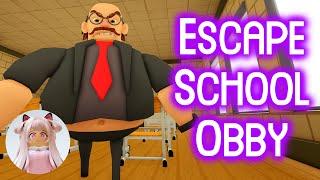 Escape School Obby! - Roblox Obby School Break Gameplay Walkthrough No Death [4K]