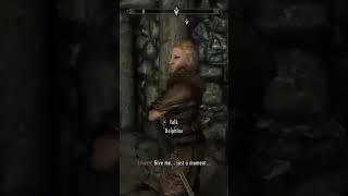 My Technique To Deal With Long Dialogue ‍️#shorts #gaming #skyrim