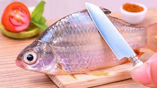 Best of Small Fish Recipes | Easy MINIATURE Fish Fry Masala Cooking Made Simple | Hana Mini Cooking