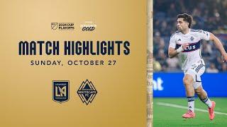 HIGHLIGHTS: Los Angeles Football Club vs. Vancouver Whitecaps FC | October 27, 2024