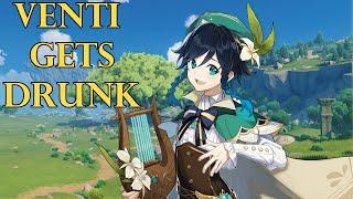 Venti Gets Drunk and... [Genshin Venti ASMR Roleplay] Listener x Venti [Romantic]