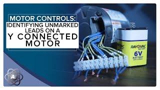 Identifying leads on an unmarked 9 lead WYE connected Motor