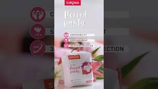 Disposable Period Panty | Sirona Hygiene | Light & Cotton soft #periods #sironabreakingtaboos