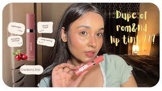 New MARS lip drip mist tint | dupe of rom&nd tint ??