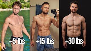 How I Gained 30 lbs of Muscle As a Natural (Full Timeline)