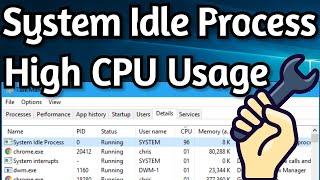 Fix System Idle Process High CPU Usage Windows 10 | System Idle Process High Memory Usage Fix