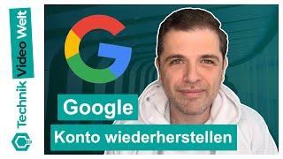 Google  Account wiederherstellen  2020