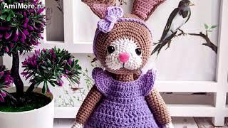 Амигуруми: схема Зайка Мия. Игрушки вязаные крючком - Free crochet patterns.