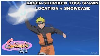 RASEN-SHURIKEN TOSS SPAWN LOCATION + SHOWCASE || Shinobi Life 2 Roblox