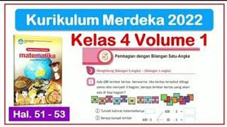 Matematika Kelas 4 Vol. 1 Bab 5 Pembagian Bilangan Hal. 51 - 53 - Kurikulum Merdeka 2022