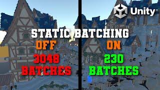 Static Batching, Explained. Free, Powerful Draw Call Optimization | Unity Tutorial