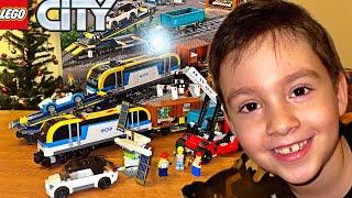 LEGO CITY ‍ ГРУЗОВОЙ ПОЕЗД 60336 КОЛЛЕКЦИЯ 2022 (часть 2)