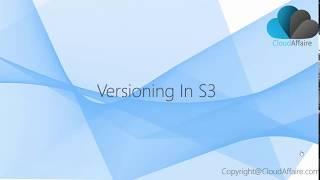 AWS S3 Versioning