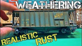 Realistic Rust - EASY Weathering Tutorial for Model Freight Cars