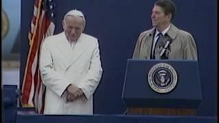 President Reagan’s and Pope John Paul II Remarks at their Arrival in Alaska on May 2, 1984