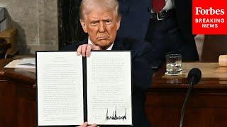 BREAKING NEWS: Trump Reveals Executive Order To Honor Victim Of Killing During Speech To Congress