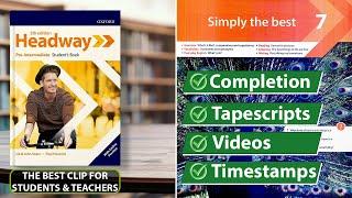 New Headway Pre-Intermediate 5th Edition - Unit 7: Simply The Best || Student's Book