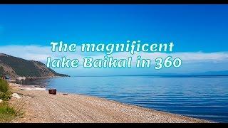 Lake Baikal and Bolshie Koty in 360 degree video