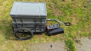 800w ebike range extender trailer