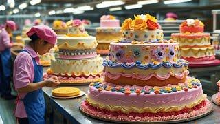 How Millions of Cakes Are Made in a Factory: The Incredible Process Revealed